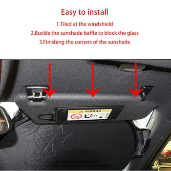 

1X Car Sunshades Front Rear Windshield For Jaguar F-Type S-Type Super V8 Vanden Plas X-Type XF XFR XFR-S XJ XJ12 XJ6 XJ8 XHR XK