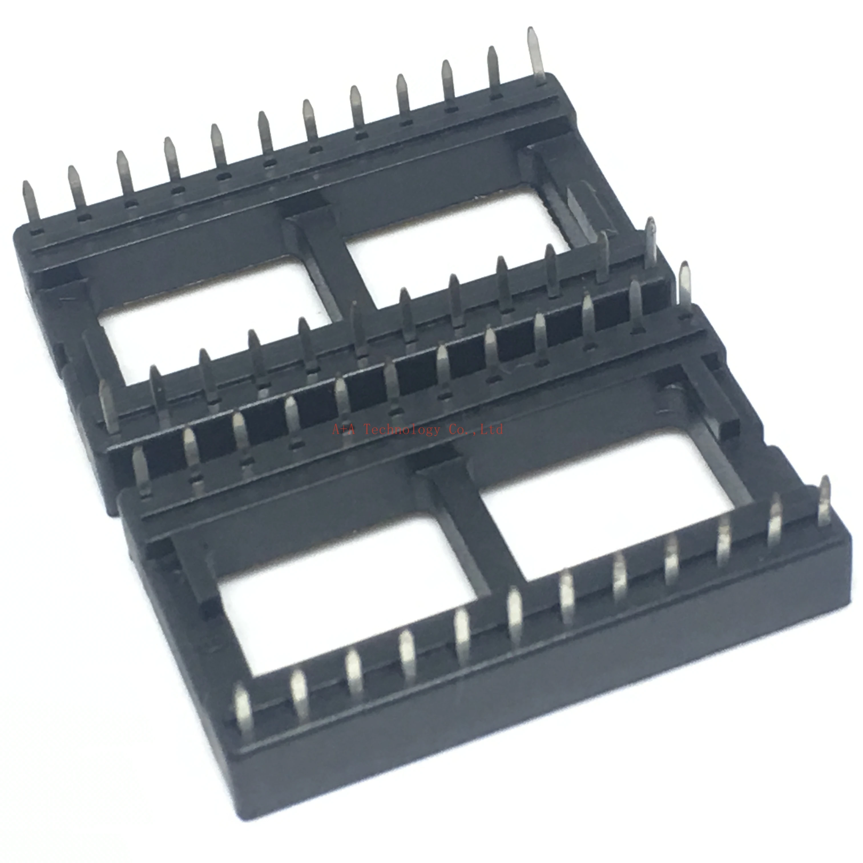 10 шт. широкий корпус DIP24 гнездо для ИС чип тест адаптер держателя 24 PIN dip-24 DIP 24PIN 24 p 2,54 мм шаг разъем