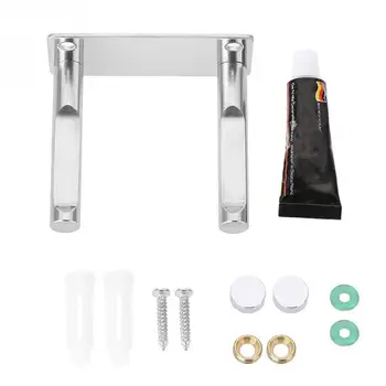 

Bathroom Accessories Stainless Steel Bathroom Wall-mounted Hair Dryer Rack Hairdryer Support Towel Bar Bathroom Accessory