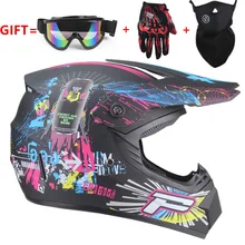 Adulto moto motocross Off Road Casco ATV Dirt bike Downhill MTB DH racing casco casco cross Casco capacetes con regali GRATIS