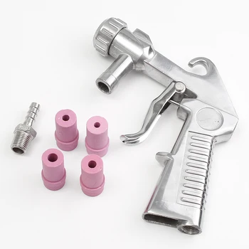 

Air Siphon Sandblaster Feed Blast G u n Sand Blasting Abrasive Tool Ceramic Nozzles Tips Kit Power Tool Sprayer Freeshipping NEW
