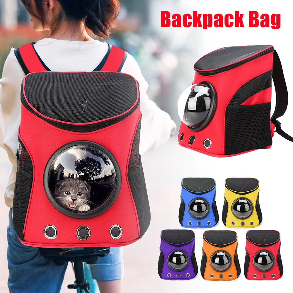 

Breathable Astronaut Pet Backpack Cat Puppy Carry Bag Travel Bag Fashion Space Capsule Backpack Bag Sscratch-Resistant Sturdy
