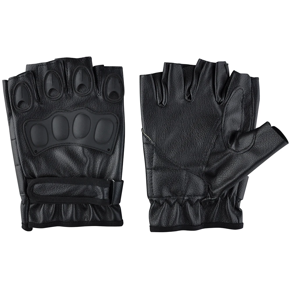 Motorcycle Cycling Outdoor Sport Gloves Fingerless Airsoft Knuckle Half Finger Outdoor Riding Camping Mountaineering Gloves P30