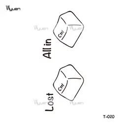 Wyuen новый дизайн клавиатура водостойкая временная татуировка наклейки для взрослых детей боди-арт поддельные татуировки для мужчин