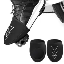 1 пара черных кроссовок для горного велосипеда, защита от ветра, защита для велосипеда, чехол для обуви для езды на велосипеде