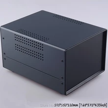 195*150*110 мм Железный корпус для электронного проекта питания оборудования Чехлы diy Распределительная коробка индивидуальный дизайн железный корпус