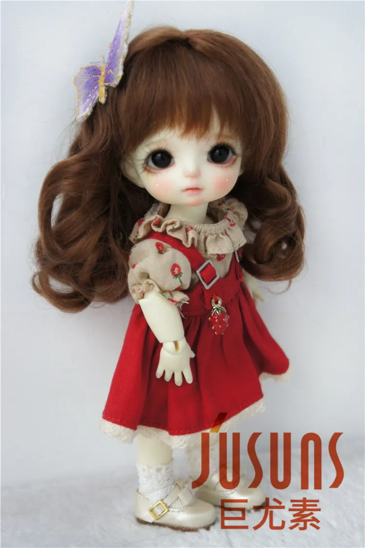 D20313 1/8 BJD мохер парик красивые вьющиеся кукольные Волосы Принцесса длинные вьющиеся парики 5-6 дюймов кукла аксессуары