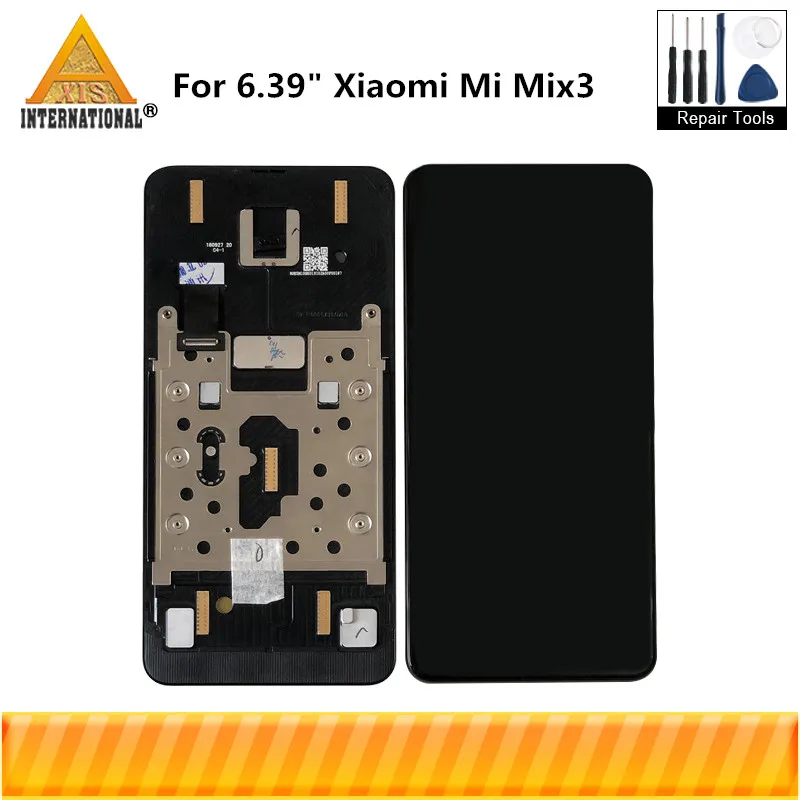 Оригинальный Axisinterantional Super Amoled LCD 6 39 &quotдля Xiaomi Mi Mix 3 MIX3 ЖК дисплей с рамкой и