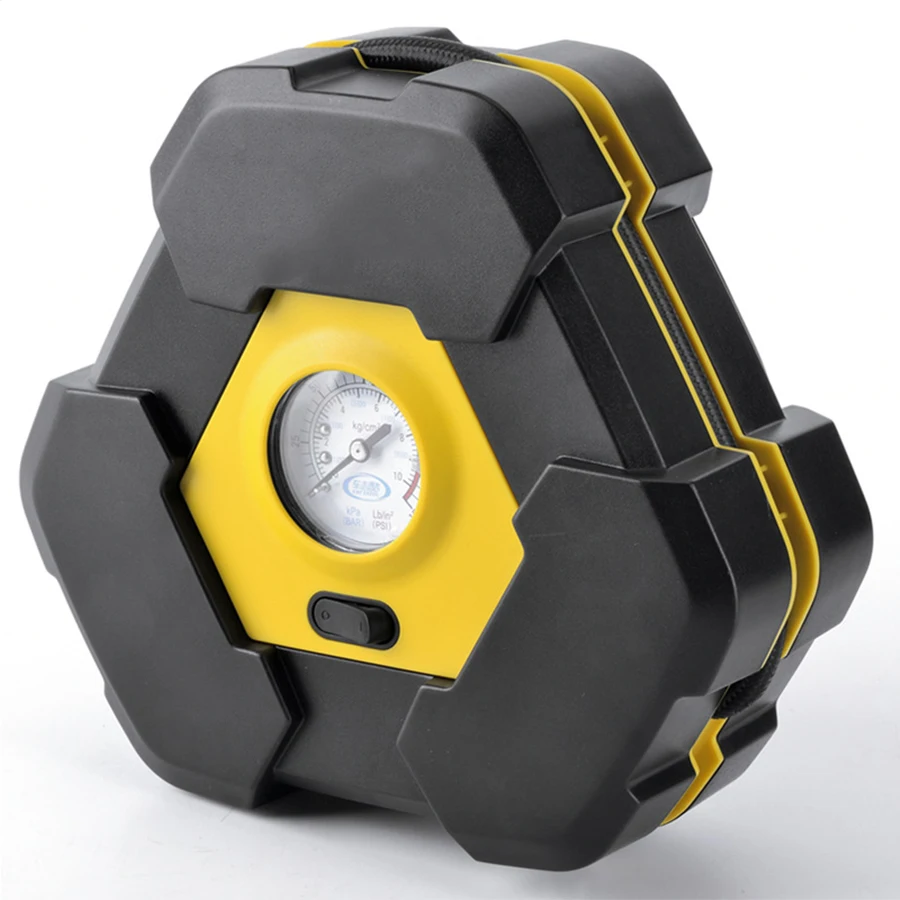 12V Portable Car Electric Air Compressor Tire Inflator Pump Cigarette Lighter Plugin Inflatable