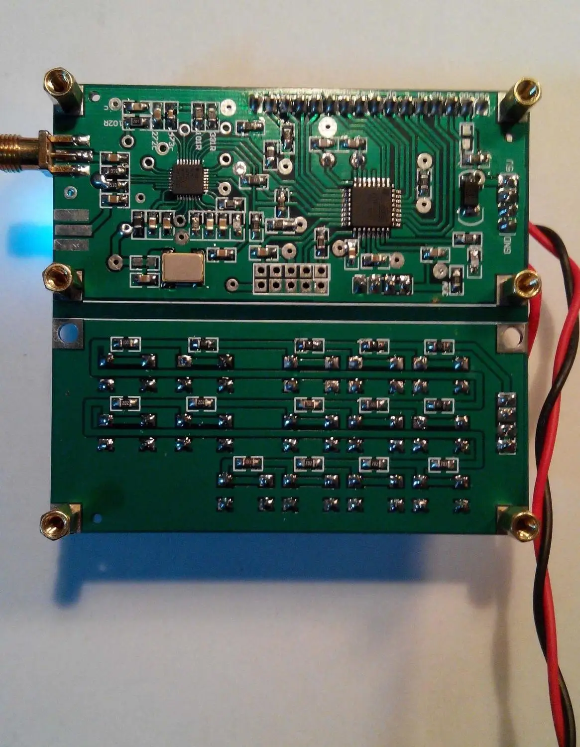 DYKB ADF4351 источник сигнала VFO генератор сигналов переменной частоты 35 МГц до 4000 МГц цифровой ЖК-дисплей