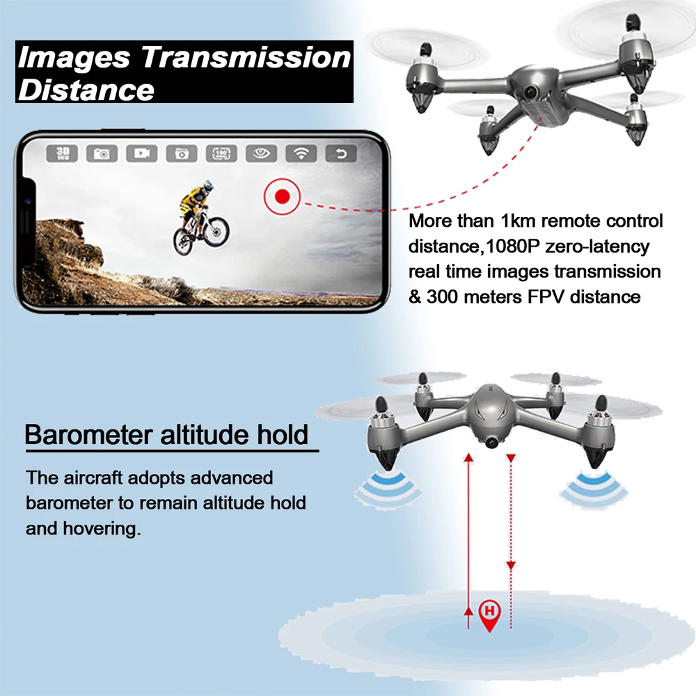 MJX B2SE GPS Brushless Motor RC Drone 1080P HD Camera 5G WiFi FPV Precise GPS Altitude Hold Smart Flight RC Quadcopter VS B5W