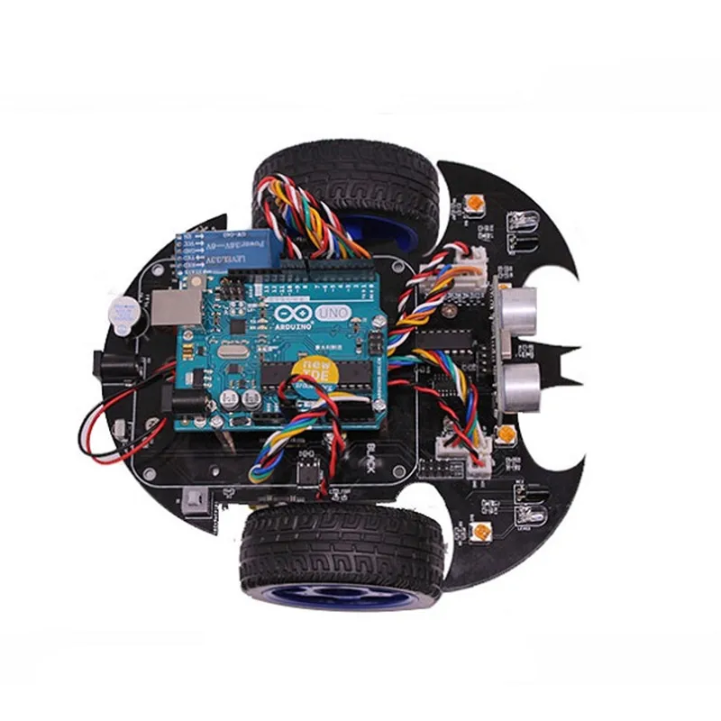 YahBoom Smart Bat Robot Intelligent Programming bluetooth Control Car Kit with for Arduino R3 Board For Science Kids Educate