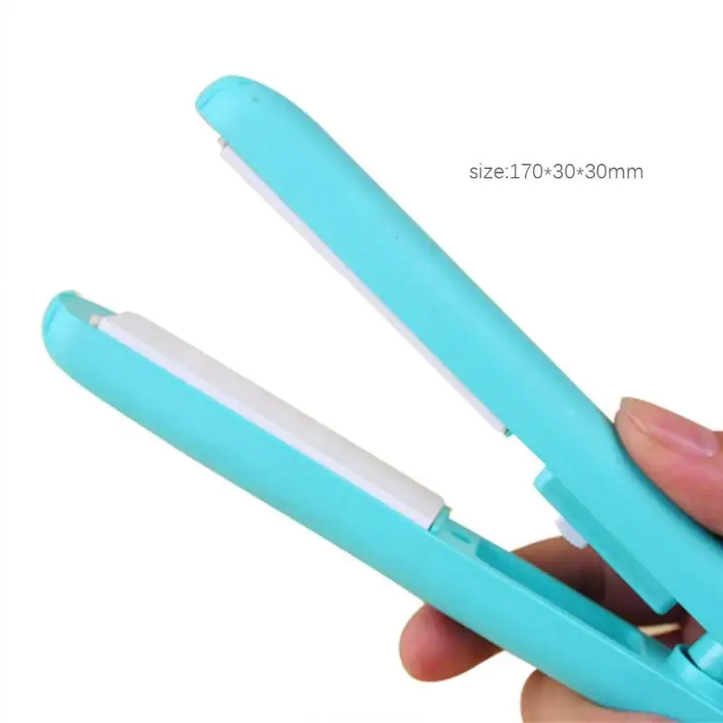 

Professional Ceramic Electronic Hair Straightener Potable Mini Straightening Corrugated Irons Hair Crimper Styling Tool 220V