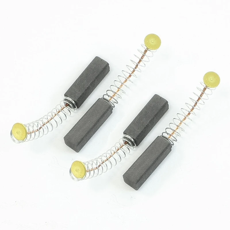 

4pcs/set 6mm*6mm*20mm Electric Drill Motor Carbon Brushes with Spring Set Spare Part Tool accessories