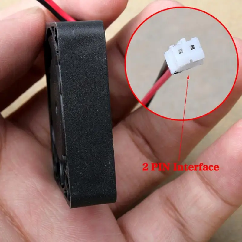40x40x13 мм 2 Pin 12V охлаждающий вентилятор для компьютера ПК черный colling PC Cooler ventilador