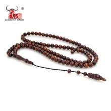 Islam alta qualidade contas de rosário muçulmano 99 contas de oração allah palma natural frutas kuka tasbih charme pulseira 4-10mm tingido marrom