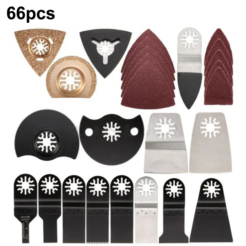 

66pcs Oscillating Multifunctional Electric Accessory Tools Saw Cutter For FEIN High Quality