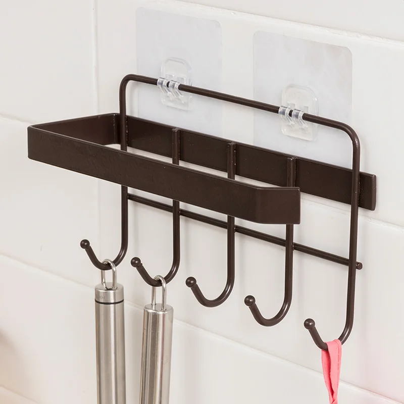 ORZ кухонный органайзер для хранения тяжелых полотенец Держатель рулона бумаги с крючками вешалка для ванной комнаты полка для хранения дома организация