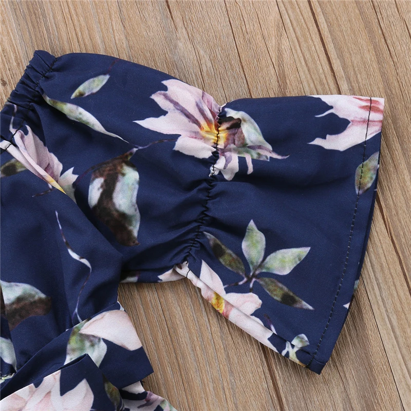 طفل الاطفال طفلة الصيف قصيرة الأكمام رومبير مٌزين بنقشة الزهور Sunsuit Playsuit الصيف ملابس كاجوال مجموعة طفل الاطفال طفلة الصيف قصيرة الأكمام رومبير مٌزين بنقشة الزهور Sunsuit Playsuit الصيف ملابس كاجوال مجموعة