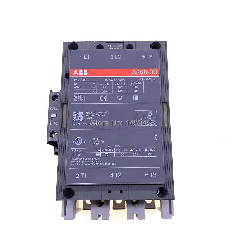 

Хорошее качество, контактор ABB A260-30-11, электрические компоненты AC110V