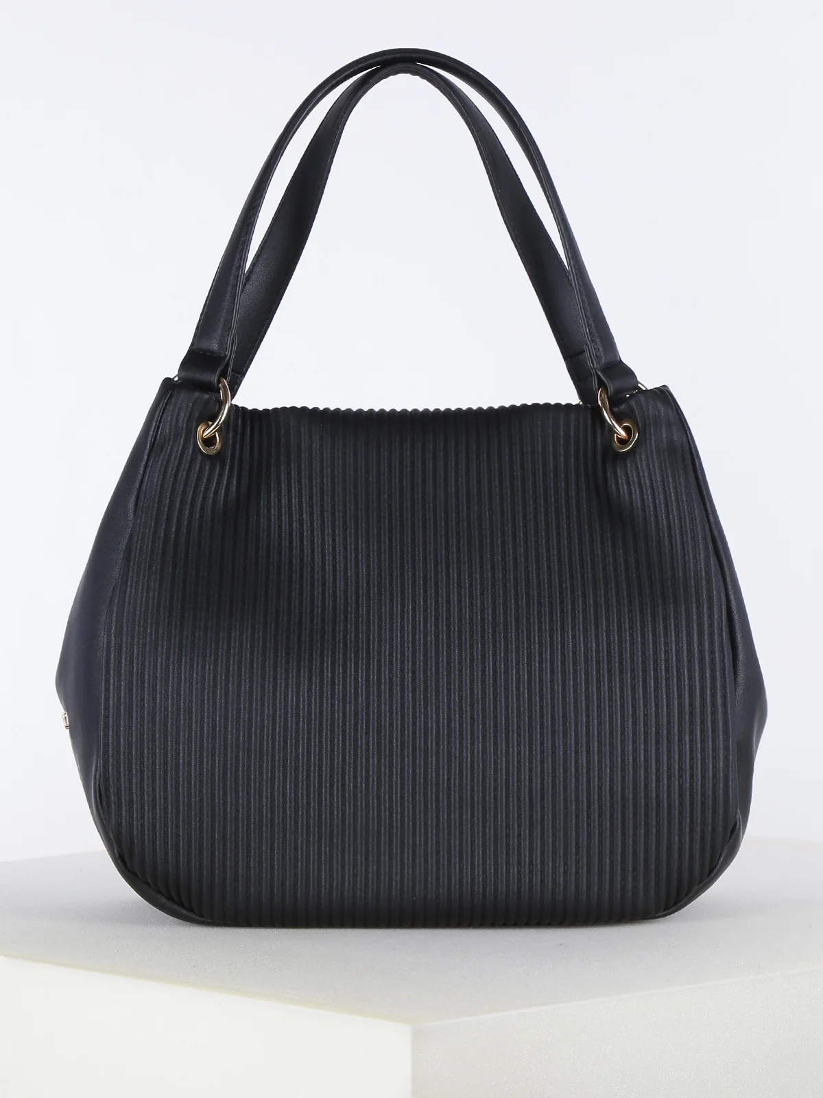 Black faux leather shoulder bagin TopHandle Bags from Luggage & Bags