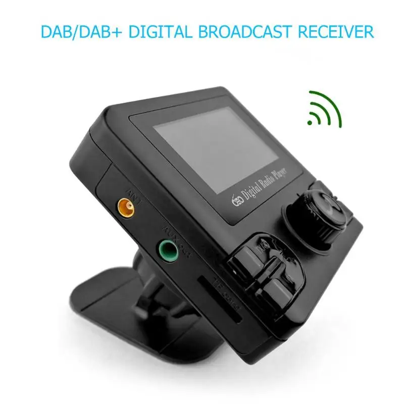 

Car DAB+ Radio Receiver 2.4 inch LCD FM Transmitter 5V USB Charger Bluetooth Plug-and-Play DAB+ Tuner In-Car Music Player