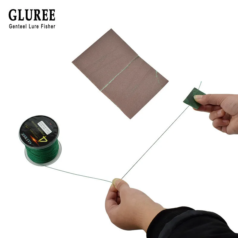 GLUREE 300 м/328 ярдов 4 подставки PE Line плетеная леска 100% многонитевая рыболовная супер