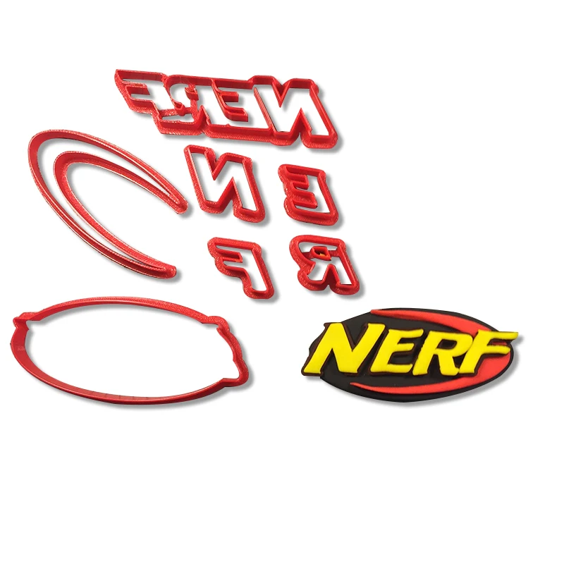 Nerf PS4 логотип резак для печенья инструменты украшения торта на заказ 3D печать