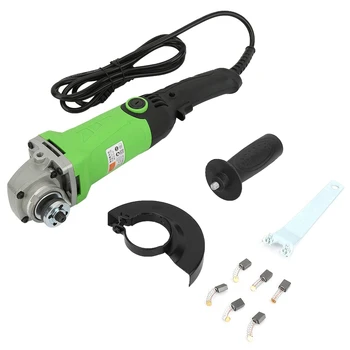 

1350W 3400-11000 r/min Variable Speed Handheld Electric Angle Grinder Power Tool for Polishing Cutting Drilling 110-220V EU Set