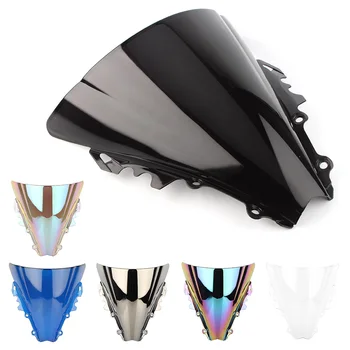 

Motorcycle ABS Double Bubble Windshield Windscreen for Yamaha YZF R6 600 2006 2007 06 07