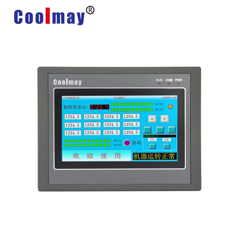 

Classic cheap 4.3 inch programmable plc controller with touchsceen hmi integrated 12DI 12DO rs485 MX2N-43HB-24MR-485H