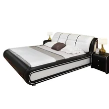 Meuble Maison Tempat Tidur Tingkat Matrimonio Infantil bedroom Set Yatak Modern Leather Moderna De Dormitorio Cama Mueble Bed