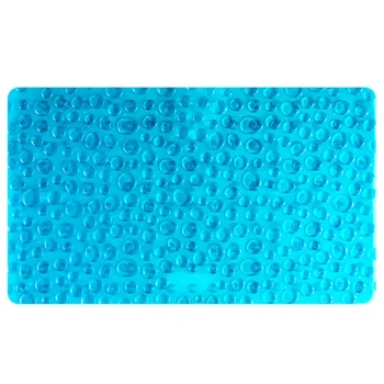 

Environmentally Friendly Bathroom Hotel Bathroom Mat Pebbles Sucker Massage Mat Floor Mat Blue Pvc
