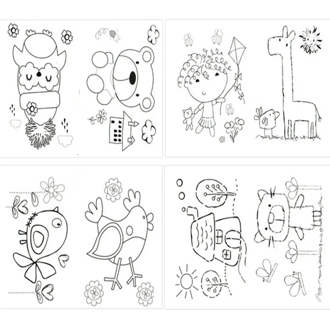 Красочные Fingerpaint комплект малыш Finger краски ing Craft Набор для рисования развивающие