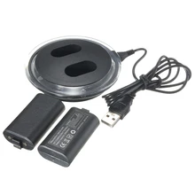 Для xbox ONE Dual Charging Dock Station контроллер зарядное устройство и 2 дополнительных аккумулятора