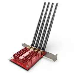 EDUP PCI-E беспроводная сетевая карта двухполосный AC 1900 Мбит/с Настольный WiFi адаптер