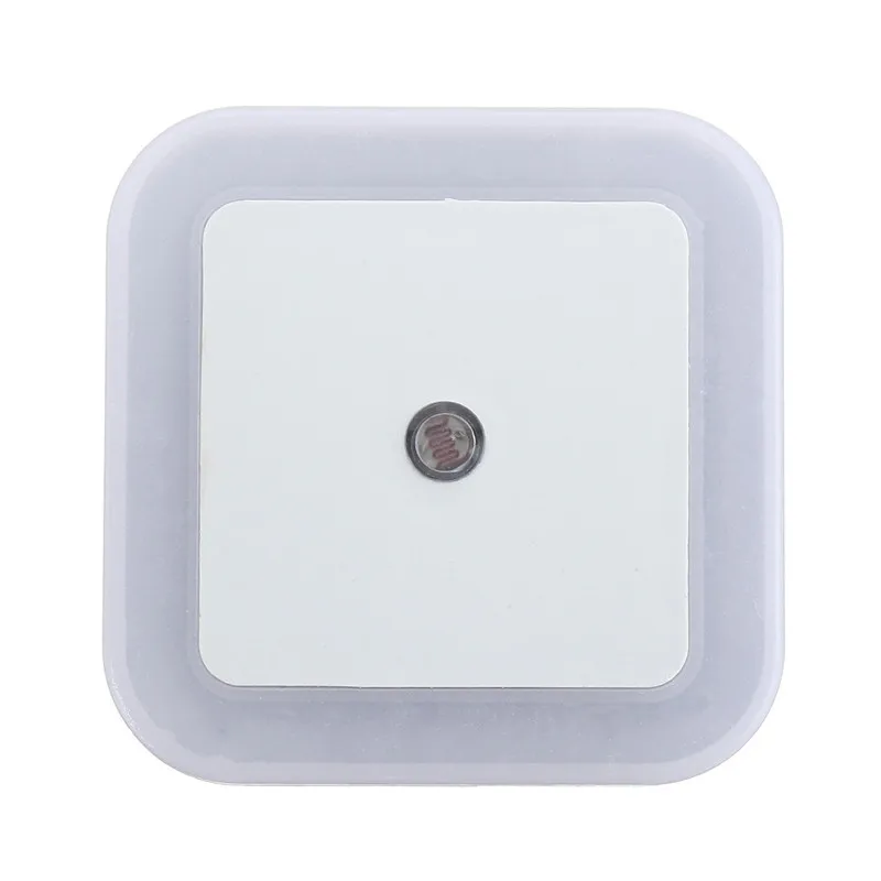 

Mini US/EU Plug 0.5W LED Light Sensor Control Night Light Bedroom Beside Night Lamp Square Home Wall Lamp