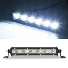 LED Strahl Auto Licht 8/14/20 Zoll 18/36/54 W LED Bar Arbeit Licht Bar Ultra Dünne Wasserdichte Offroad Fahren Lampe Araba aksesuar