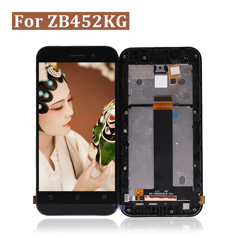 Для Asus Zenfone GO ZB452KG ЖК экран X014D сенсорный дигитайзер сборка дисплей + рамка