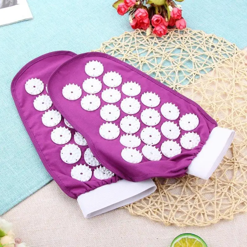 1pair Acupuncture Massage Gloves Blood Circulation Pain Body Stress Relieve Golves Massager Tool For Neck Back 1pair Acupuncture Massage Gloves Blood Circulation Pain Body Stress Relieve Golves Massager Tool For Neck Back