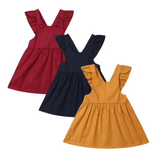 

Kids Toddler Baby Girl Princess Dress Ruffle Pageant Wedding Party Tutu Dresses