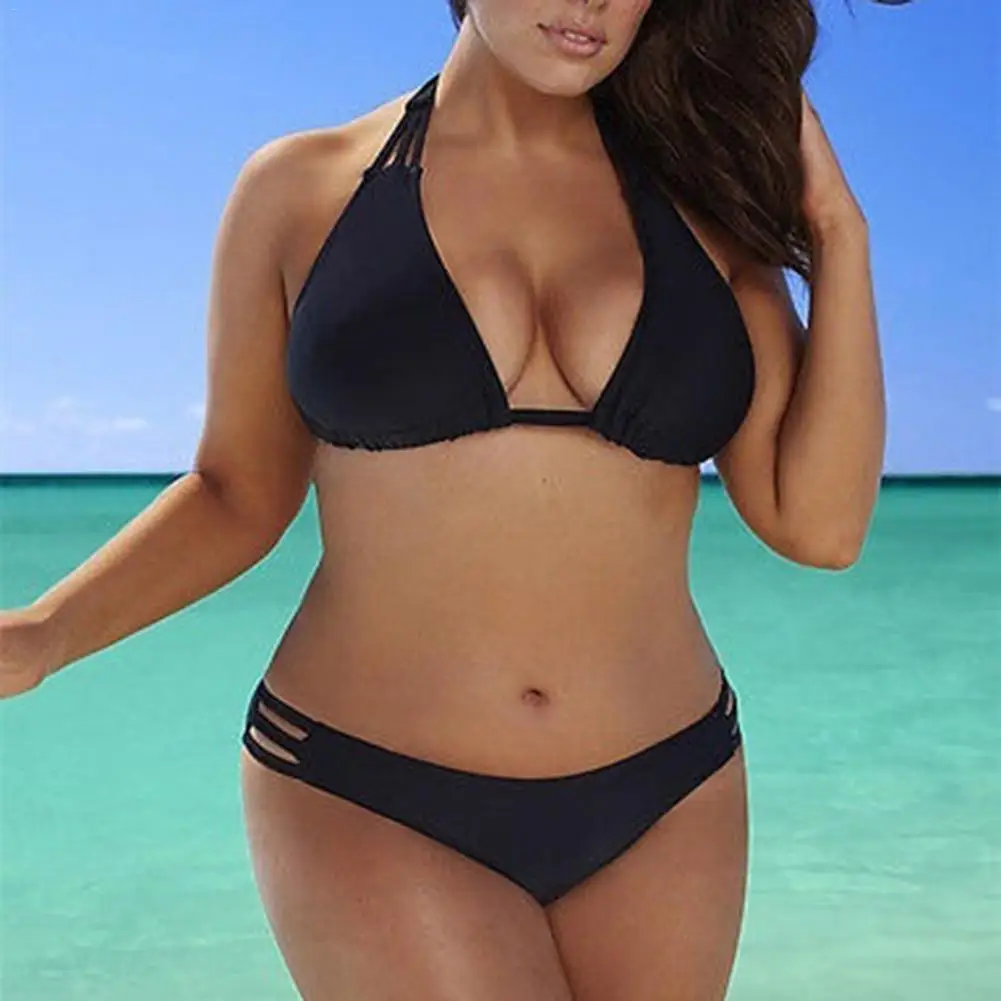 

Plus Size Bandage Bikini Swimsuit Sexy Swimwear Women Bikini Set Bathing Suit Brazilian Biquini Maillot De Bain Femme 4XL