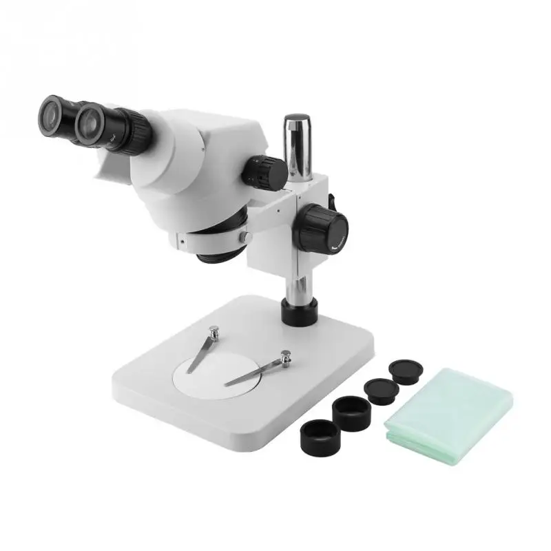 

High quality 7X-45X Binocular Magnification Stereo Zoom Microscope WF10X / 20 Eyepieces 0.7X-4.5X Zoom Lens