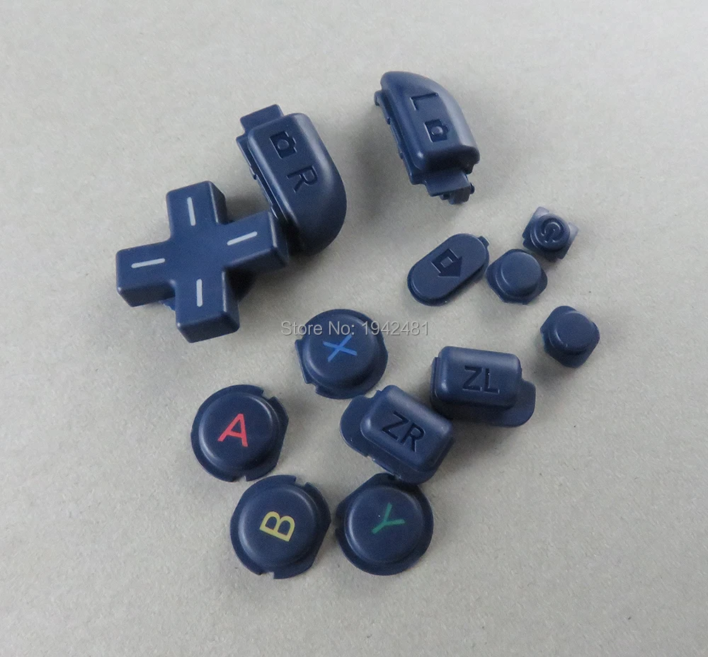 Для nintendo Новые 3 DS XL LL черный R& L ZR ZL кнопки Запчасти D Pad ABXY Главная Мощность комплект кнопок для новых 3 DSXL 3dsll