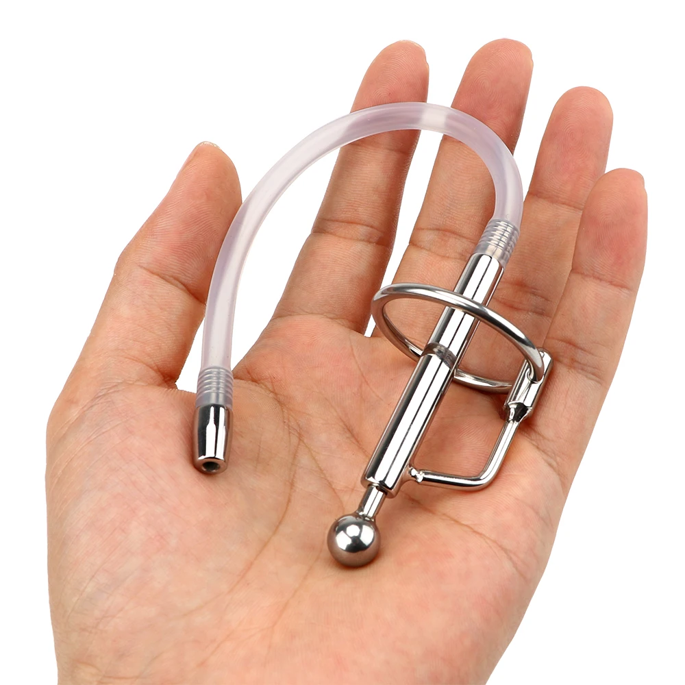 VATINE Dilator Penis Ring Urethral Prince Stretching Horse Stimulate Catheter Sounding Sex Toys for Men Gay Penis Plug urethral dilator silicone urethral dilator