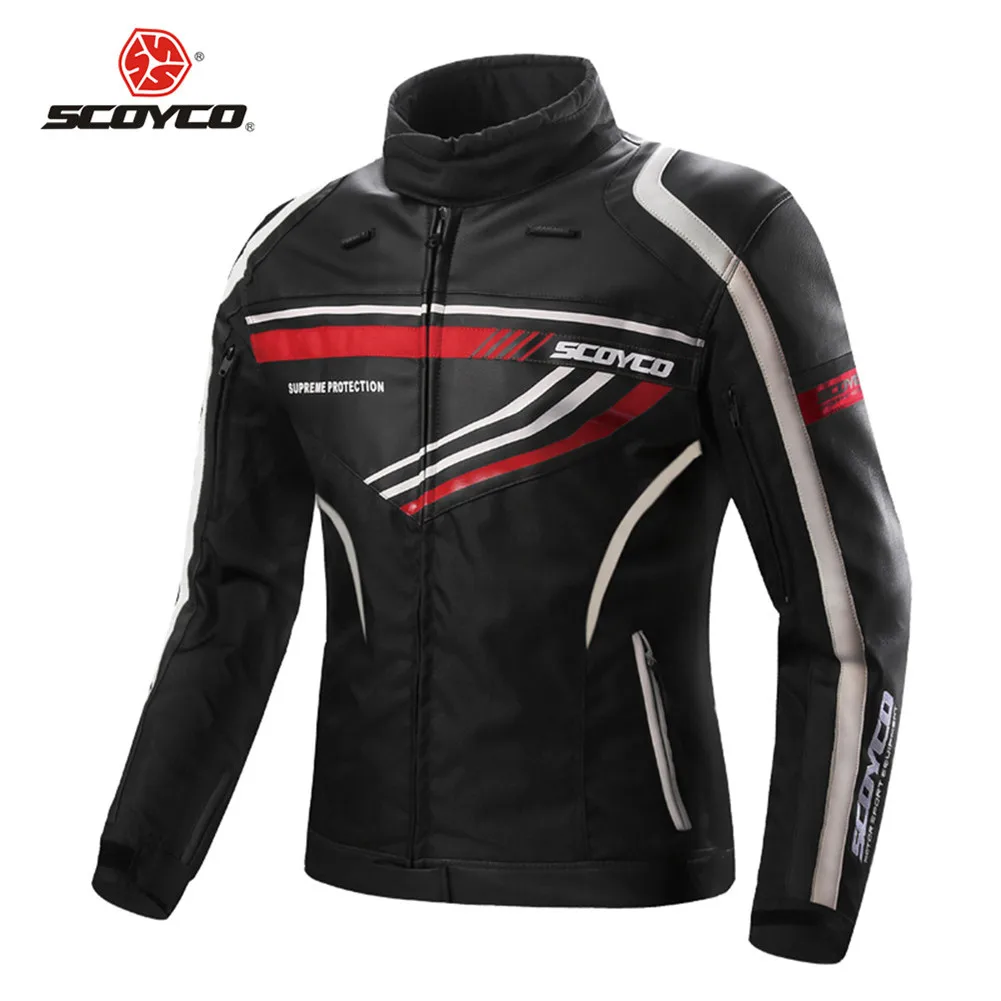 Мотоциклетная куртка SCOYCO JK37 пальто для езды на мотоцикле светоотражающая