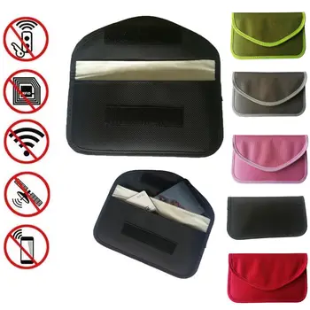

1Pcs Phone RFID Genuine Car Key Signal Blocker Case Pouch Signal Blocking Bag Shielding Bag Foldable Container Card & ID Holders