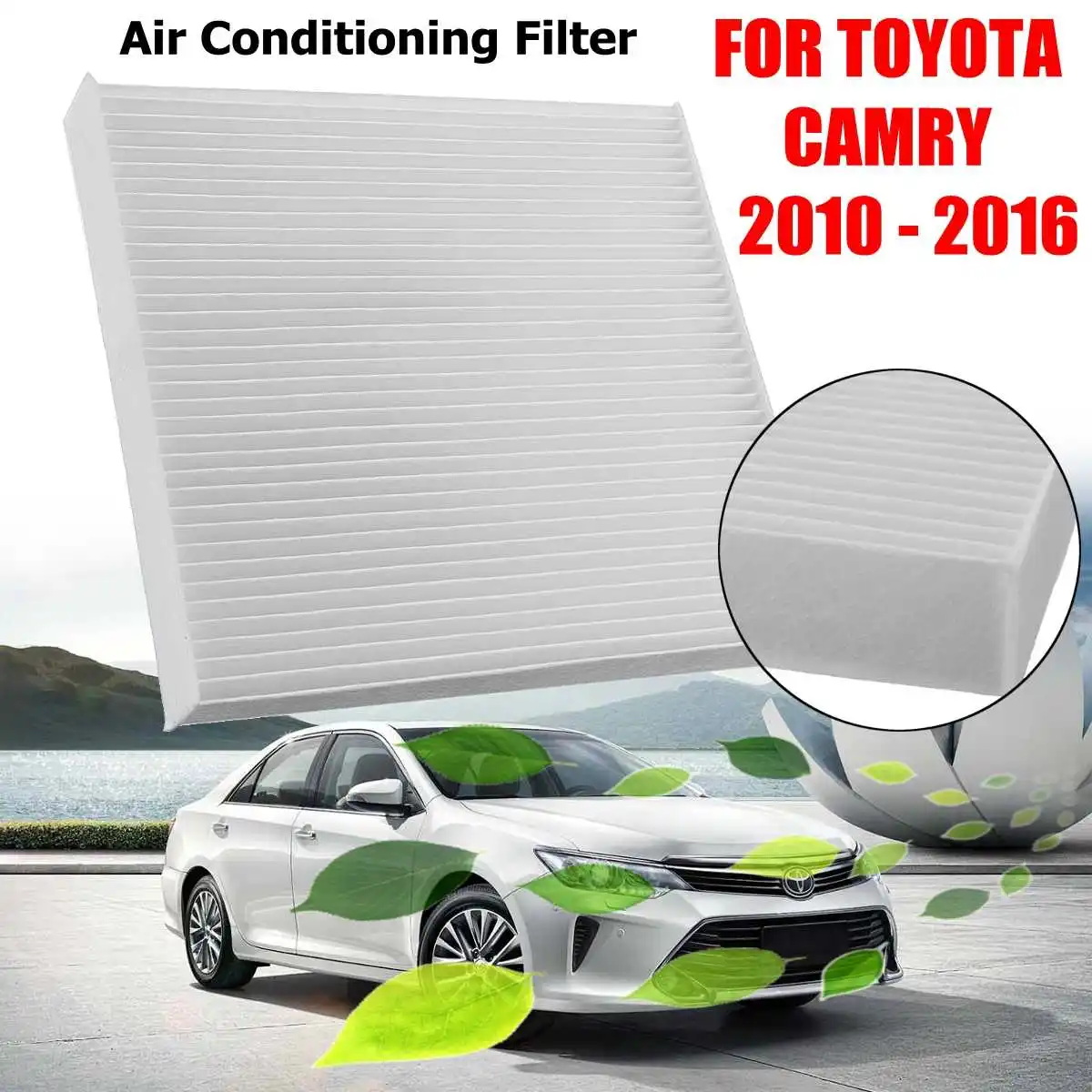 Фильтр кондиционера для TOYOTA CAMRY 2.5L двигатель 2010- чистый воздух уменьшить шум экономии топлива активированный уголь кабина