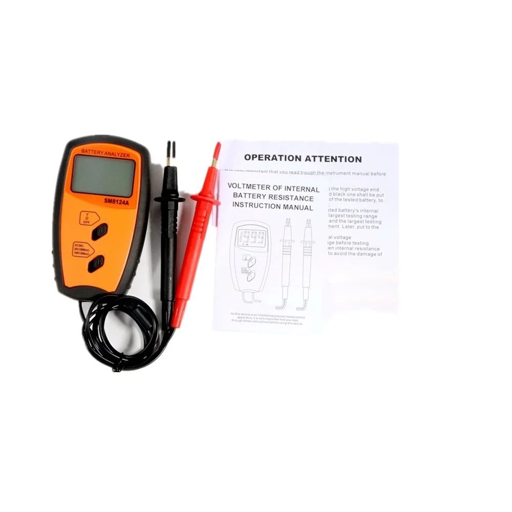 

NEW Battery Resistance Voltmeter Internal Impedance Meter LCD Rechargeable Battery internal resistance Tester