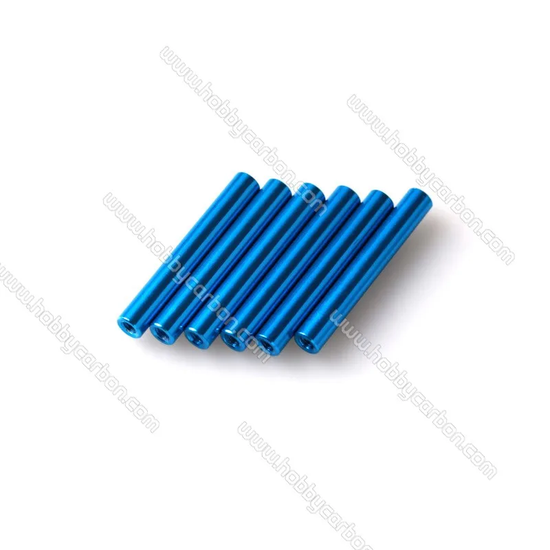 

High quality Free Shipping 10pcs/lot M3 5.0x40mm Multi-colorful Aluminum Standoff/spacer for DSLR